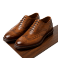 Amber Leather Brogues - Garmere Shoes