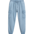 Denim Cargo Joggers - Garmere Pants