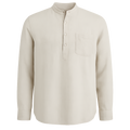 Linen Popover Shirt - Garmere Shirts